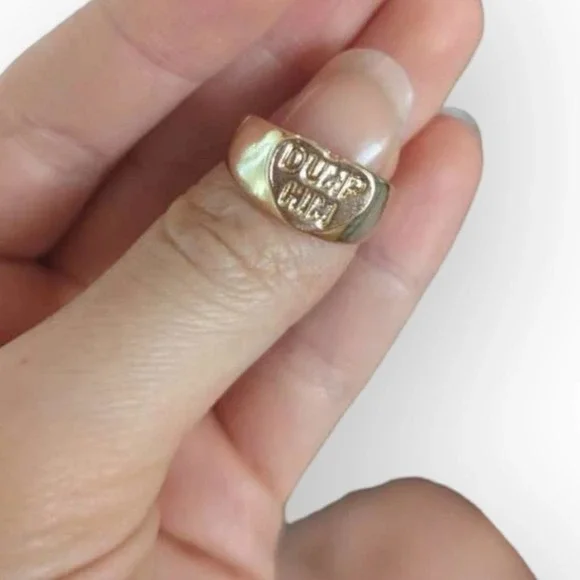 Witty Dump Him Ring Size 7 - Picture 5 of 7